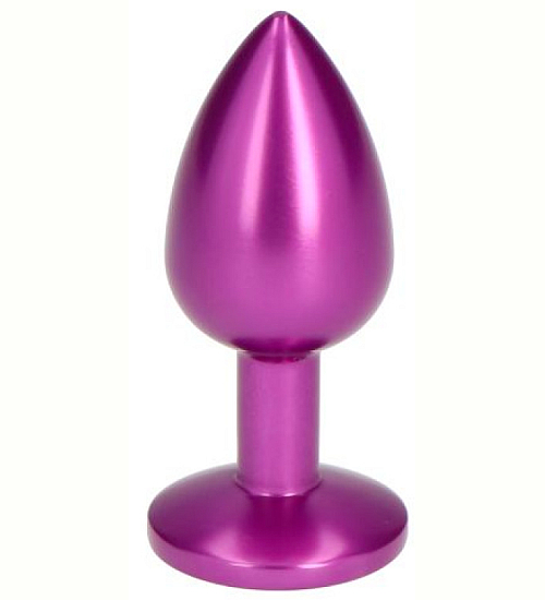 Fioletowy korek analny z diamencikiem