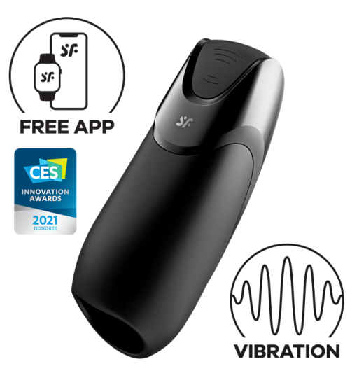 Masturbator z wibracjami sterowany telefonem