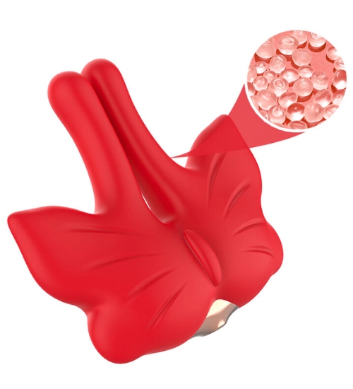 Naszyjnik z wibrującymi zaciskami na sutki