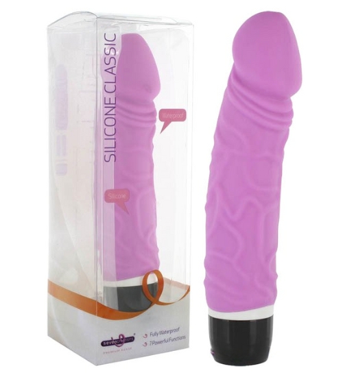Klasyczny różowy wibrator - 7 trybów
