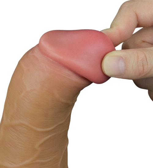 Rotacyjne dildo 20cm z bezprzewodowym pilotem