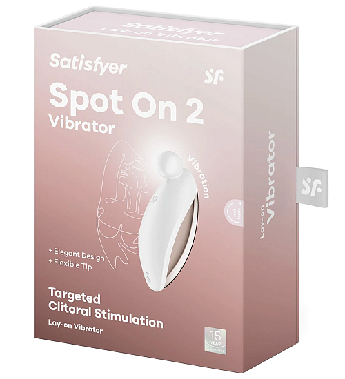 Biały masażer łechtaczki