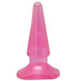 Żelowa różowa zatyczka analna
