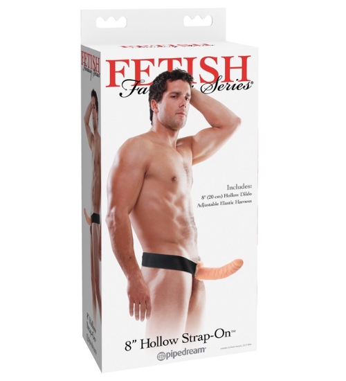 20-centymetrowy strap-on na paskach