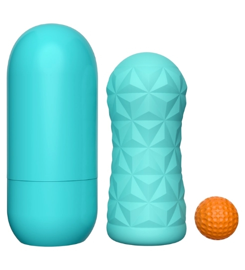 Dyskretny masturbator z kulką 360