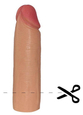 Nakładka wydłużająca imitująca męskiego penisa 