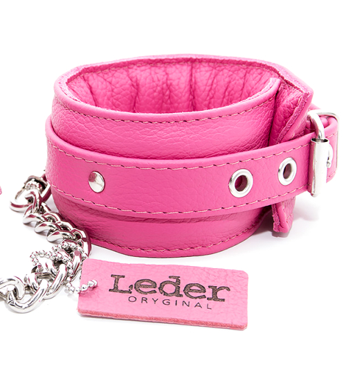 Różowe kajdanki na nogi