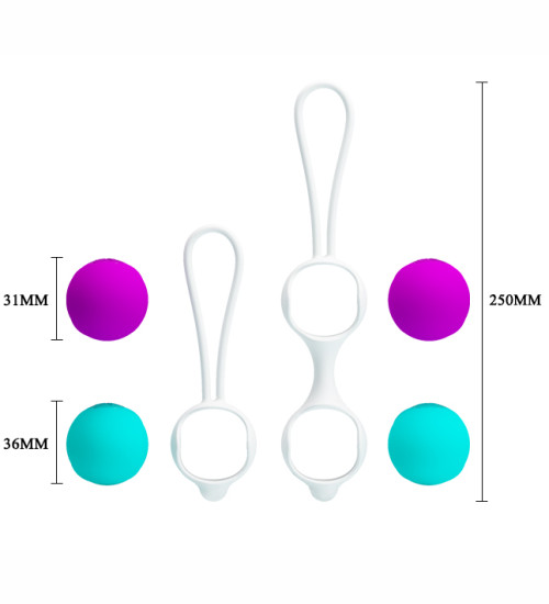 Progresywne kulki gejszy - 100% silikon