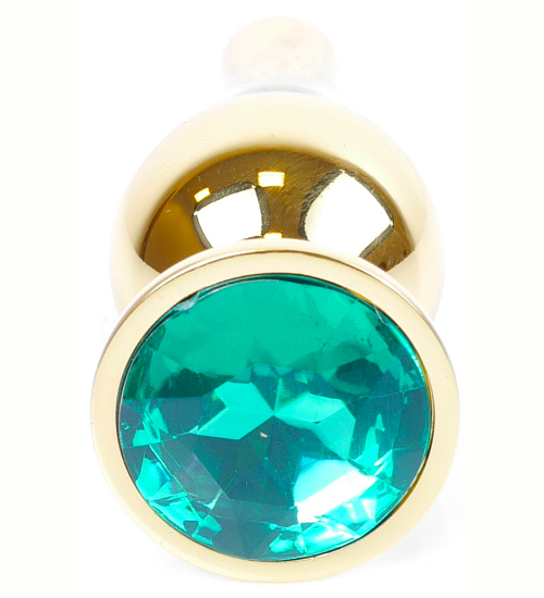 Plug analny z zielonym kryształkiem