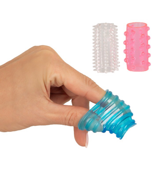 Nakładki z wypustkami na penisa -3szt