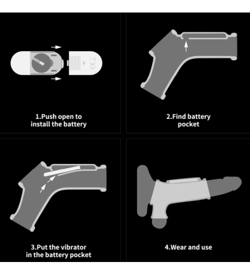 Wibrująca nakładka z wypustkami