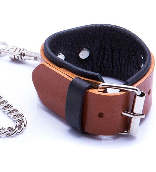 Stylowe kajdanki skórzane dla kobiet