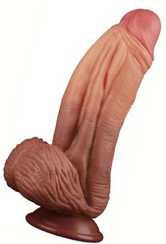 Fikuśne silikonowe dildo z przyssawką