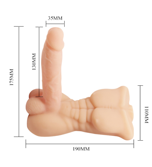 Bigger Man - wibrujące dildo mięśnie