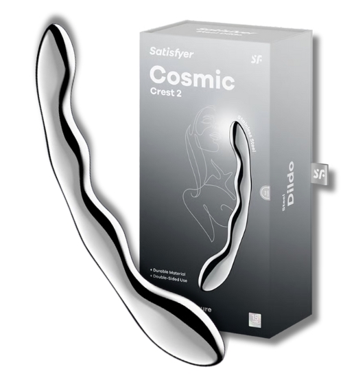 Faliste stalowe dildo