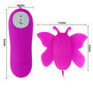 Wibrujący motylek - 12 trybów wibracji