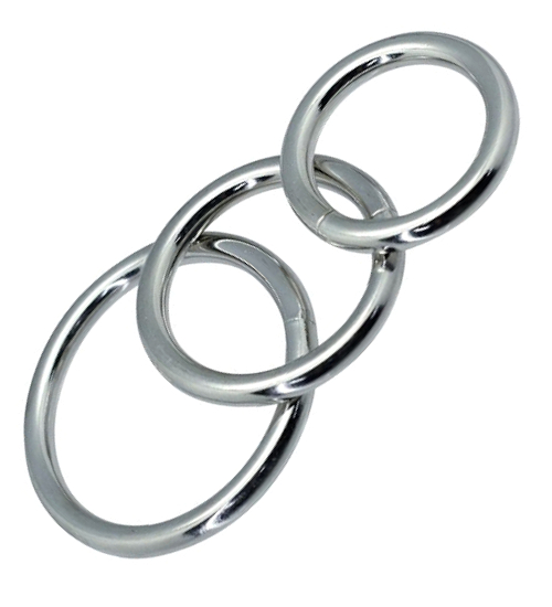 Metalowe pierścienie