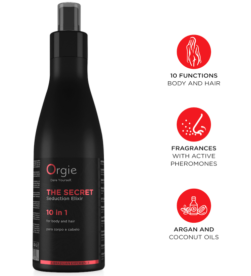 Nawilżający Spray Orgie 10w1 - The Secret