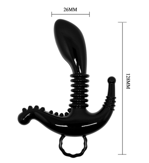 Czarny masażer analny