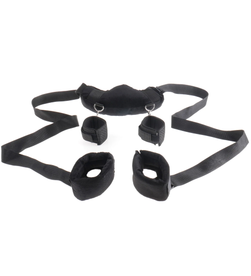 Erotyczna uprząż z kajdanami- mistrz pozycji