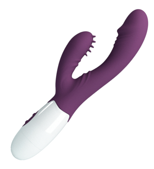 Wibrator z ruchomą wypustką