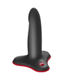 Elastyczne czarne dildo z formowalnym trzonem