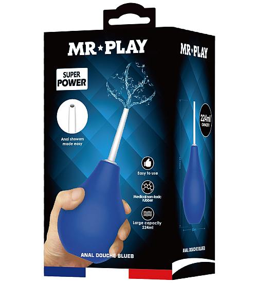 Niebieska gruszka do lewatywy - 224 ml