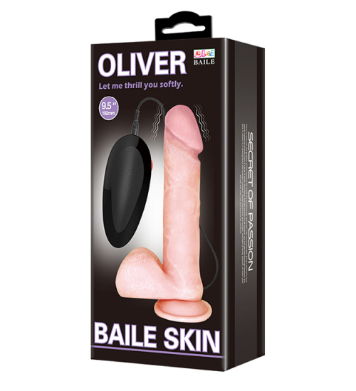 Wibrujący penis z cyberskóry