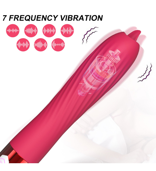 Podgrzewany wibrator z języczkiem