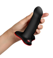 Małe czarne dildo do stymulacji punktu G z przyssawką