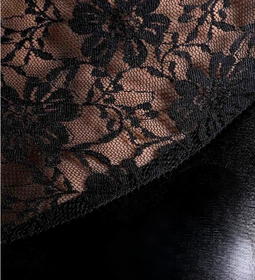 Wetlook black dress LULU