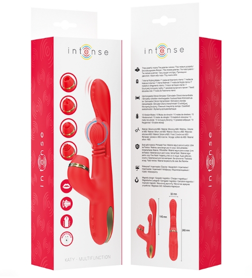 Wielofunkcyjny wibrator z wymiennymi końcówkami