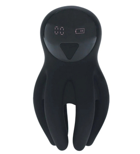 Wibrująca czarna ośmiornica