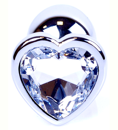 Piękny plug analny z kryształem