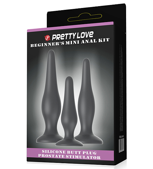 Trzy czarne korki silikonowe