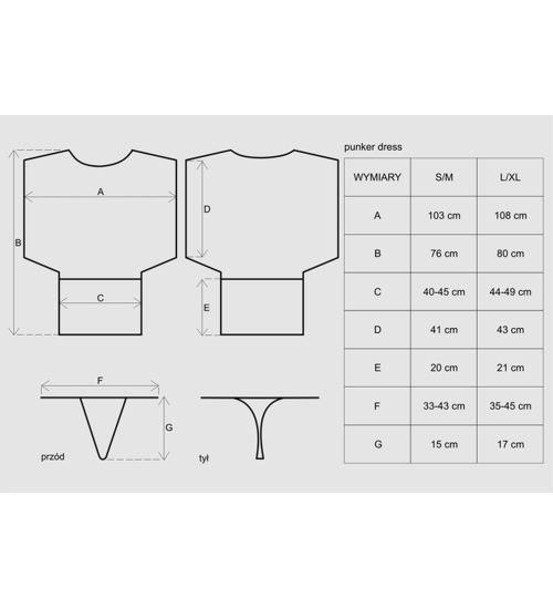 Minisukienka z siateczki