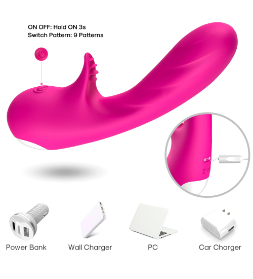 Masażer łechtaczki - Romance pink