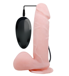 Wibrujący penis z cyberskóry