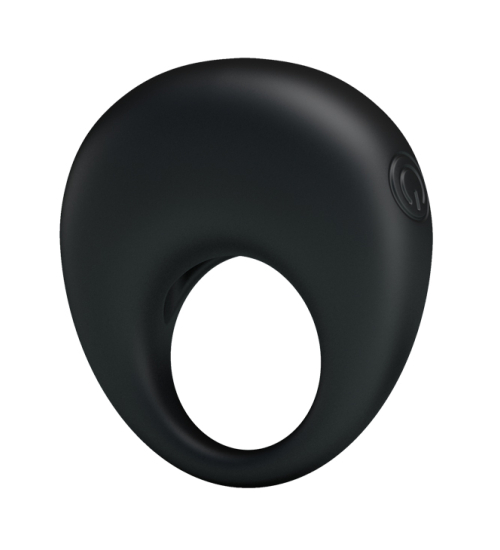 Czarny ring z wibracjami