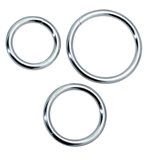 Metalowe pierścienie