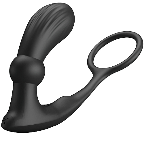 Masażer prostaty z zaczepem na członka