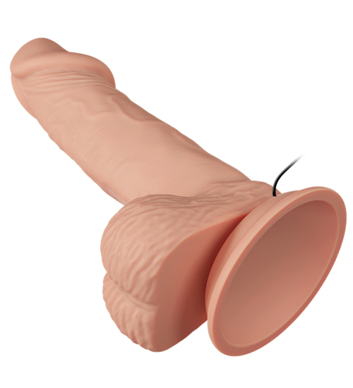 Realistyczne dildo z przyssawką i jądrami