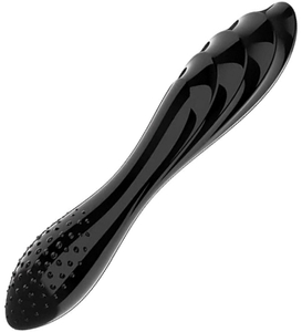 Czarne dwustronne dildo