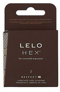 Ekskluzywne prezerwatywy Lelo HEX XL