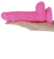 Duże różowe dildo