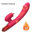 Silikonowy wibrator z funkcją podgrzewania  