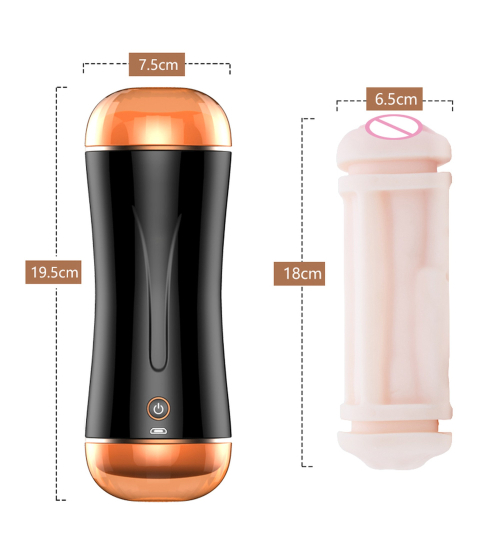 Masturbator z sensorem ruchu