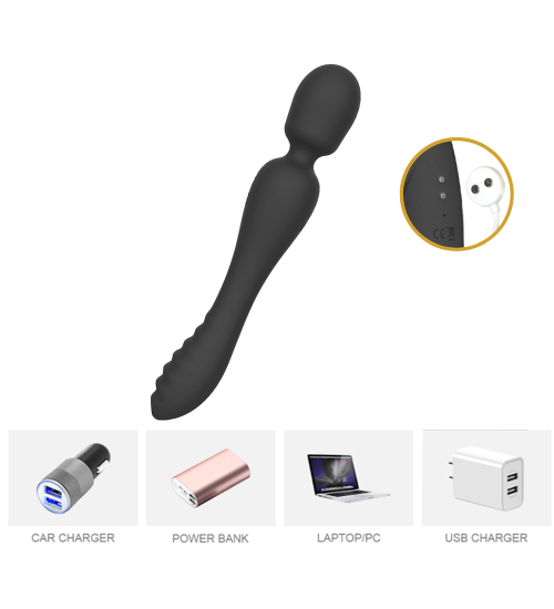 Czarna różdżka - 20 trybów wibracji