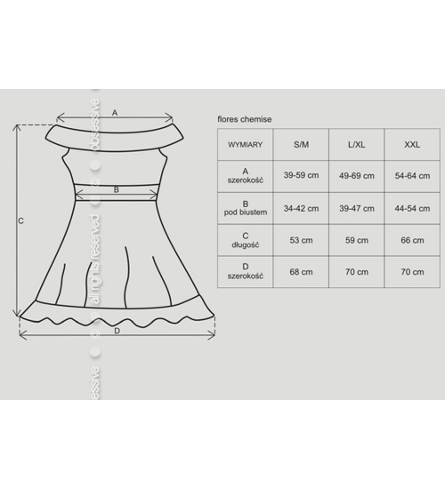 Seksowna, przejrzysta haleczka