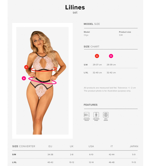 Bielizna Lilines set Obsessive
